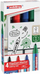 Marker flipchart Edding 380, set 4 copë, 1.5–3 mm, shumëngjyrësh