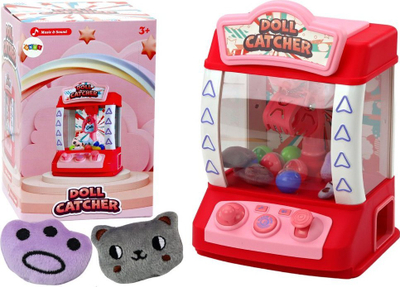 Makine kapëse lodrash Leantoys Gadget Catching Machine Automatic, automatike, rozë