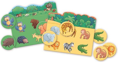 Lojë edukative Animal Lotto 08120, puzzle përputhje figurash, për kalamaj 3+