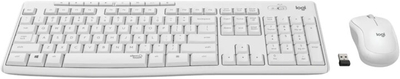 Set Logitech MK295 Silent, i bardhë