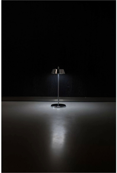 Lampë tavoline Verlo OXFORD, 28 cm, LED, argjend