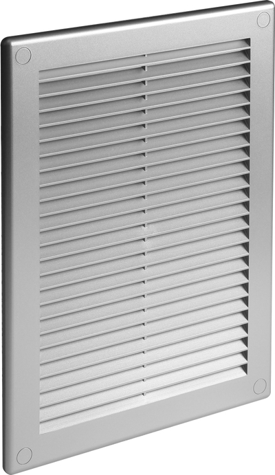 Grilë ventilimi Awenta Satin TRU4SS, 18x25 cm, metalike, argjendtë