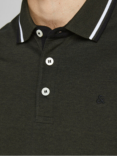 Set maica polo Jack & Jones JJEPAULOS, 2 copë, të zeza/kaltra