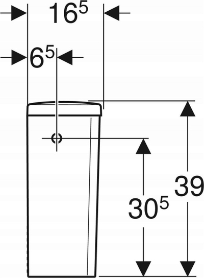 WC varese Geberit Selnova 501.578.01.1, sistem 3-6L, e bardhë