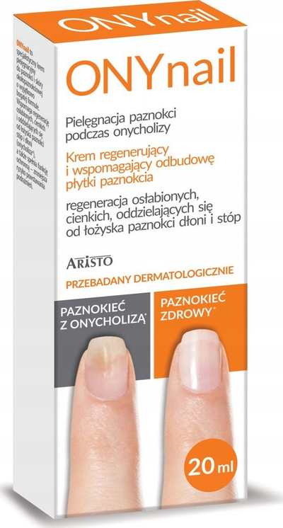 Krem për thonj ONYnail Regenerating and Strengthening, për rigjenerim dhe forcim, 20 ml, i bardhë