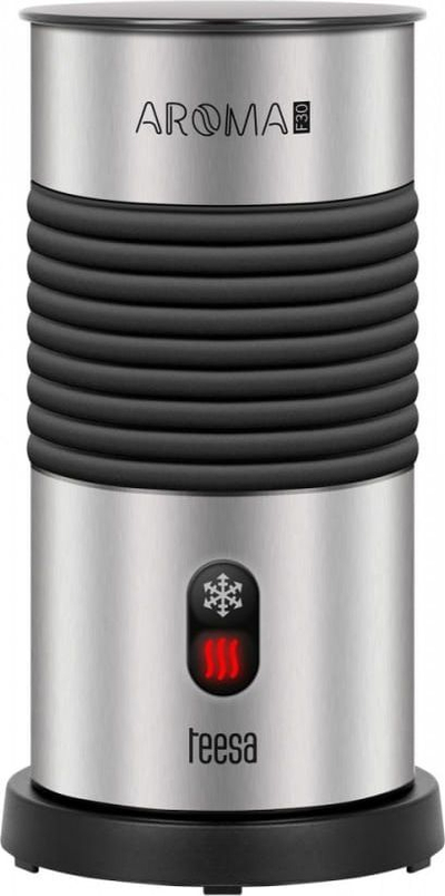 Shkumues qumështi Teesa Steel TSA4003, 600 ml, çelik inox, argjendtë