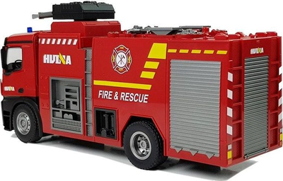 Kamion zjarrfikës me telekomandë Leantoys Fire Brigade, 1:14, 2.4GHz, i kuq