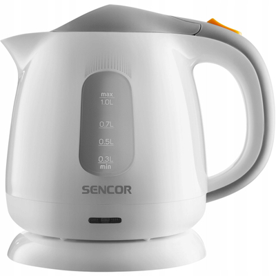 Електричен чајник May Hotel Sencor, 1L, 1100W, пластика металик