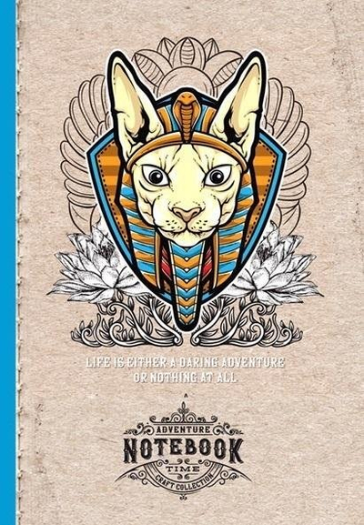 Fletore dekorative Fresh Cat Pharaoh, 143x210mm, 64 fletë me katrorë, shumëngjyrëshe