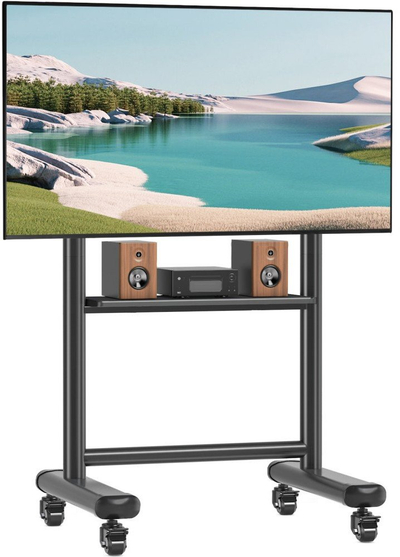 Стојка за телевизор Techly ICA-TR533BK, 60-86\", до 68kg, црна