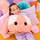 Плишана играчка Fluffie Stuffiez Bunny, ултра мека, интерактивна ASMR, розова