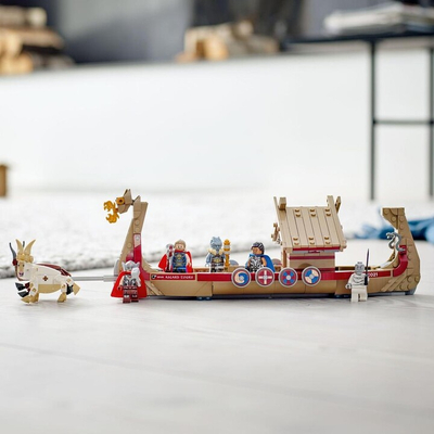 Set LEGO® Marvel Super Heroes 76208 Goat Sled Boat, 564 pjesë
