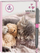 Ditari Beniamin Sweet Pets Cat, me elastik, me stilolaps, rozë