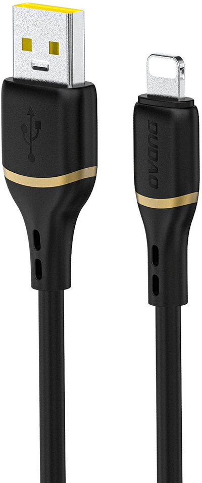 Kabllo USB Dudao L25L, USB A me Lightning, 30W, 1m, e zezë