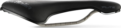 Седло за велосипед Selle Italia Flite Boost Endurance Superflow S3, TI 316, фибра-тек, црно
