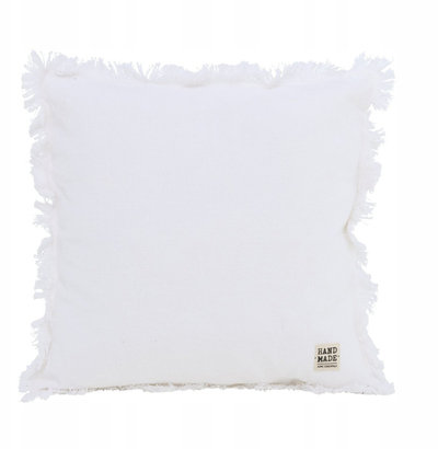 Jastëk dekorativ LENE SIMPLE, pambuk, 45 x 45 cm, i bardhë