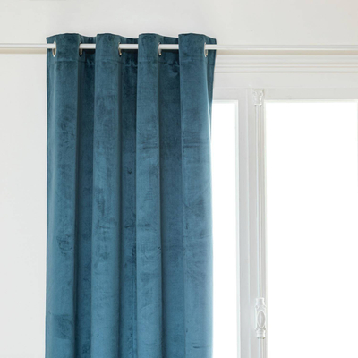 Perde blackout Atmosphera Thea, 140x260cm, poliester, blu Aegean