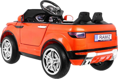 Makina elektrike për fëmijë Ramiz Rapid Racer, 6V, me telekomandë, portokalli