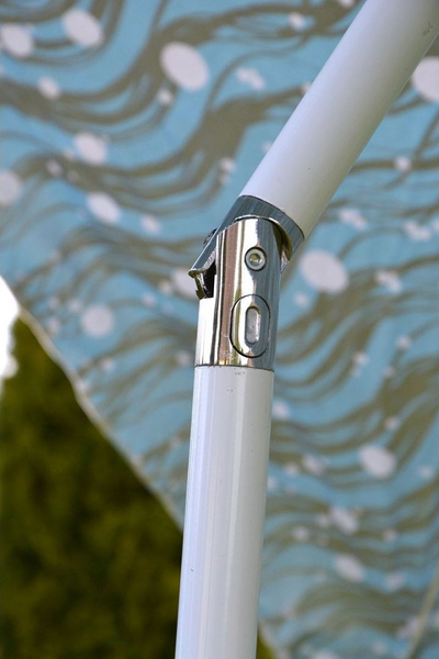 Çadër plazhi Saska Garden, 180cm, mbrojtje UV50, blu deti
