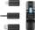 Mikrofon wireless lavalier Boya BoyaLink, me marrës Lightning USB C 3.5mm, me kuti karikimi, i zi