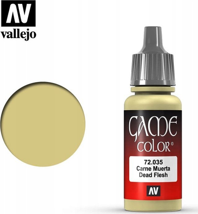 Bojë akrilike Vallejo Game Color 72035 Dead Flesh, 17ml, e gjelbër e zbehtë