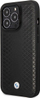 Këllëf telefoni BMW BMHMP14L22RFGK për iPhone 14 Pro, lëkurë, me MagSafe, i zi