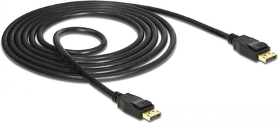 Kabllo DeLock DisplayPort - DisplayPort (85508), 1.5m, e zezë