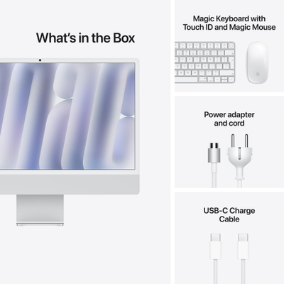 Apple iMac 24", M6 12‑core, 16GB, 256GB SSD, 12‑core GPU, Silver