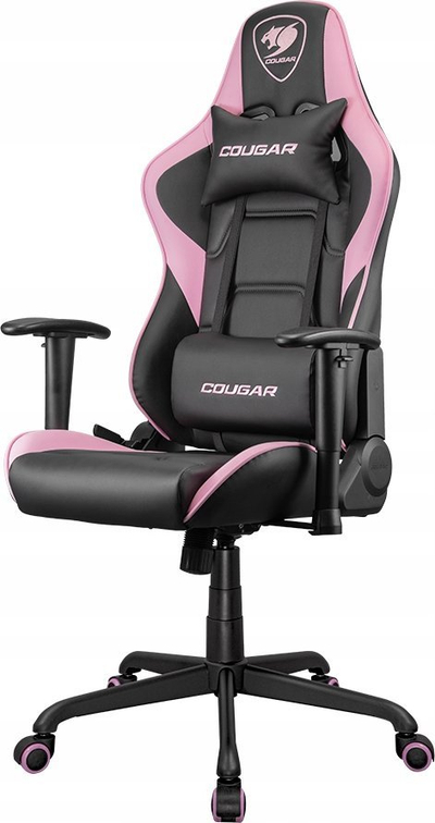 Karrige zyre Cougar Armor Elite, ergonomike, rozë/ zezë
