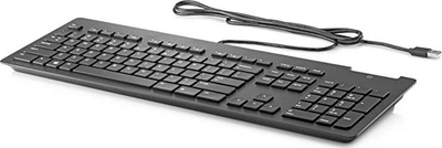 Тастатура HP 911502-031, со USB кабел, со нумпад, црна
