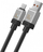 Kabllo USB Baseus CoolPlay CAKW000601, USB-A në USB-C, 1 m 100W, i zi