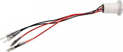 Buton ndezjeje MTuning Switch 304SS 22mm, ON OFF, 10A, LED portokalli