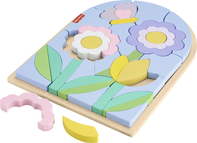 Puzzle druri Fisher-Price, lule, 37 pjesë, 3+