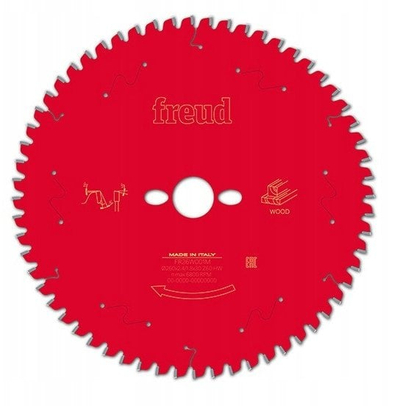 Teh sharrë druri Freud F03FS09760, 260mm, 60 dhëmbë, metalik