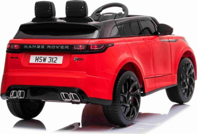 Makine elektrike për fëmijë Range Rover Velar, telekomandë, rrota SOFT, e kuqe
