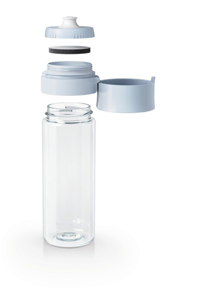Филтер шише за вода Brita Vital, 0.6L, без BPA, пастелно сина