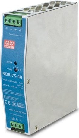 Furnizues energjie PLANET PWR-75-48, 75W, blu-gri