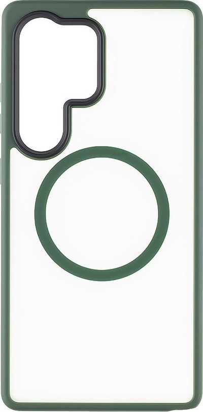 Mbulesë telefoni Tactical MagForce Hyperstealth, për Samsung Galaxy S25 Ultra, mbështetje MagSafe, jeshile Forest