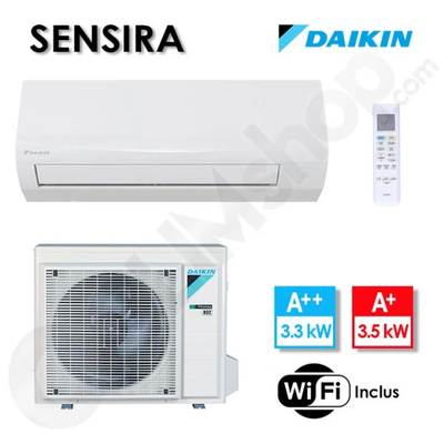Kondicioneri Daikin Sensira FTXF35F, 3.5 kW, i bardhë