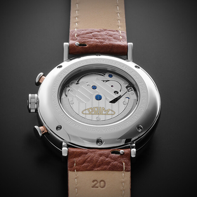 Orë për meshkuj Prim Elegance CZ 2023 Automatic W01P.13195.D, kafe