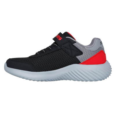 Atlete për kalamoj Skechers Bounder Trekzic Jr 403908L BKRD, rrjetë që merr frymë, taban me amortizim, të zeza me të kuqe