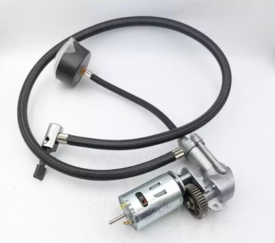 Set kompresori për fryrës kopshti Dedra DED7073, motor elektrik, tub i përdredhur, gri