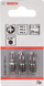 Сет битови за шрафцигер Bosch Extra Hard, 3 парчиња, PH1 PH2 PH3, 25mm