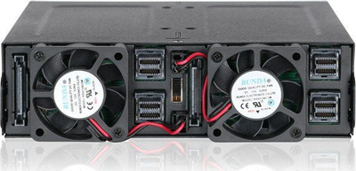 Kasetë disqesh Icy Dock MB699VP-B, 4x SSD NVMe U.2, 5.25", e zezë