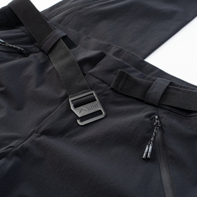 Pantallona outdoor për burra Karpos CLARINO 2IN1, najlon elastik, DWR, gri