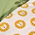 Set shtrati për kalamaj Univers Décor Comforter, 140x200 cm, pambuk 100%, jeshile me të verdhë