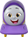 Tren lodër motorik Fisher Price Thomas & Friends Kana, me bateri, me vagon ngarkese, vjollcë