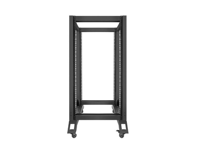 Raft i hapur për rrjet V2, 19", 22U, 600x800, i zi