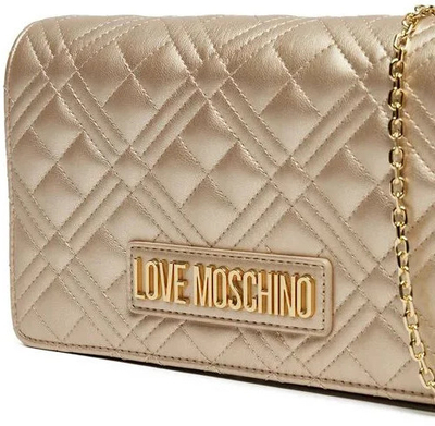 Çantë krahu për femra Love Moschino mMC0329, e artë