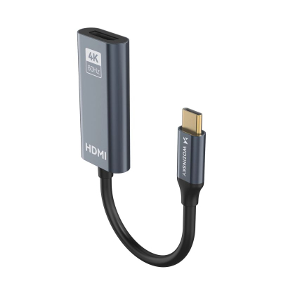 Adapter USB C në HDMI Wozinsky WACH-01, 4K 60Hz, i zi
